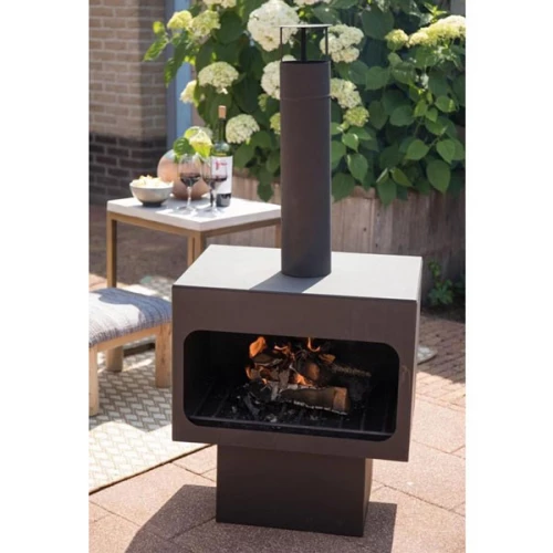 Jersey XL Garden Fireplace In Black 6 Jersey XL Garden Fireplace In Black - Image 4