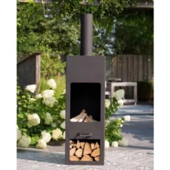 Jersey XXL Garden Fireplace In Black -Dimplex Shop images out802223 44370