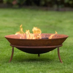 Tulsa Corten Steel Firepit - RedFire -Dimplex Shop images out802432 44250