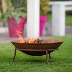 Tulsa Corten Steel Firepit - RedFire -Dimplex Shop images out802433 44251