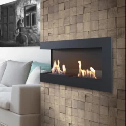 Corner Bio Fireplace 90 Cm (Left) -Dimplex Shop indbygget hjoerne biopejs 90cm