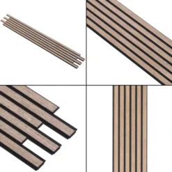 I-Wood Acoustic Panels - Pro+ - Brown -Dimplex Shop iwoodproplusacousticpanelbrownblackfeltblackcore1 46604