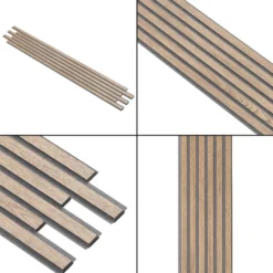 I-Wood Acoustic Panels - Pro+ - Brown -Dimplex Shop iwoodproplusacousticpanelbrowngreyfeltblackcore1 46607