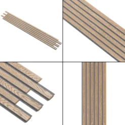 I-Wood Acoustic Panels - Pro+ - Brown -Dimplex Shop iwoodproplusacousticpanelbrowngreyfeltlightcore 46609