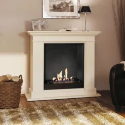 Kos Surround Bioethanol Fireplace - White MDF 19 Kos Surround Bioethanol Fireplace - White MDF -Dimplex Shop kos surround biopejs i mdf