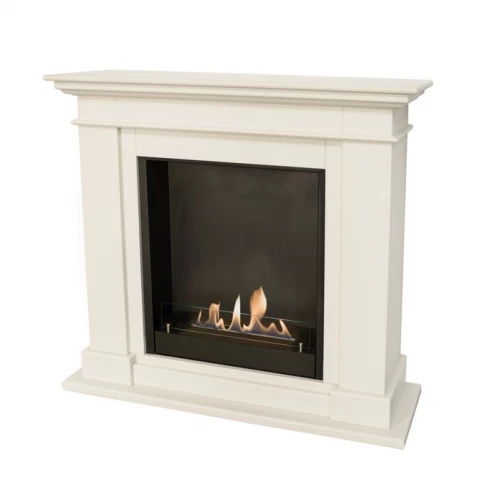 Kos Surround Bioethanol Fireplace - White MDF 6 Kos Surround Bioethanol Fireplace - White MDF - Image 4