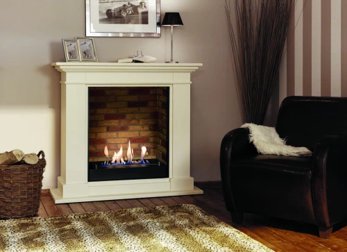 Kos Surround Bioethanol Fireplace - White MDF 10 Kos Surround Bioethanol Fireplace - White MDF - Image 8