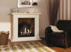 Kos Surround Bioethanol Fireplace - White MDF 16 Kos Surround Bioethanol Fireplace - White MDF -Dimplex Shop kos mdf builtin unit medaillon 30504
