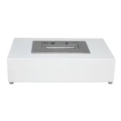 London Bio Fireplace - White -Dimplex Shop london white bioethanol fireplace