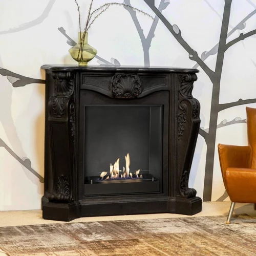 Louis Bio Fireplace - Black 5 Louis Bio Fireplace - Black - Image 3