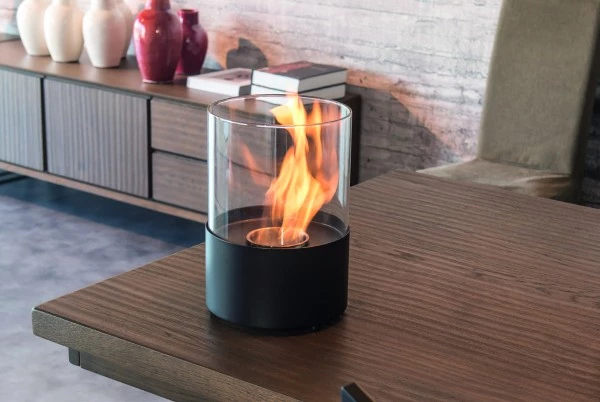 Round Table Bio Fireplace - Black 4 Round Table Bio Fireplace - Black - Image 3