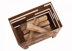 Madison Fire Basket In Corten Steel -Dimplex Shop madison fire basket