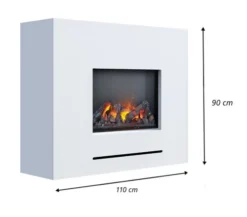 Lessing -Dimplex Shop measures on lessing hybrid fireplace glow fire