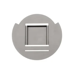 Mounting Plate In Steel For A Cocoon Burner