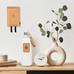 Fire Blanket - Light Brown -Dimplex Shop n250 fireblanket leather light 02 1024x1024 54962