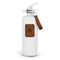 White Fire Extinguisher 2 Kg - Dark Leather