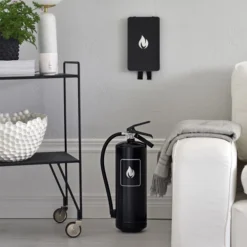 Fire Blanket - Black 12 Fire Blanket - Black -Dimplex Shop nordic flame fire brandtaeppe sort og soelv 7 52166