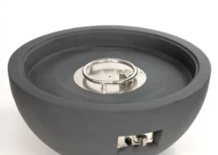 Osaka Outdoor Gas Fire Pit -Dimplex Shop osaka grey fireplace with built in fireplace