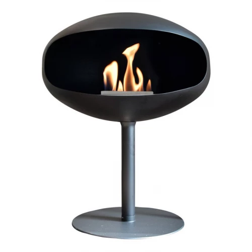 Cocoon Pedestal Black With A Black Base 4 Cocoon Pedestal Black With A Black Base - Image 2