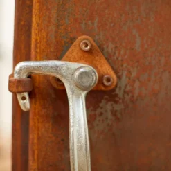 Piquia Corten Steel Garden Fireplace -Dimplex Shop piqua havepejs handtag