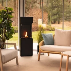 Planika Arcticon Black -Dimplex Shop planika arcticon automatic free standing bioethanol fireplace 2 52319