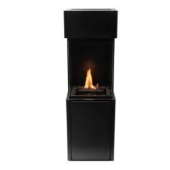 Planika Arcticon Black -Dimplex Shop planika arcticon black free standing bev bioethanol fireplace 8 50941