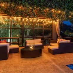 Galio Fire Pit Black Automatic -Dimplex Shop planika galio fire pit black automatic 2 49984