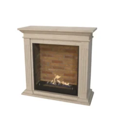 Cadiz Surround - White Natural Stone -Dimplex Shop polished stenvg cadiz biopejs 36053