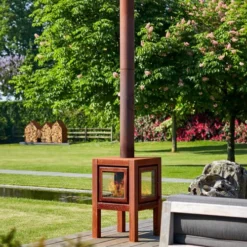 Quaruba L Corten Steel Garden Fireplace 16 Quaruba L Corten Steel Garden Fireplace -Dimplex Shop quaruba L havepejs