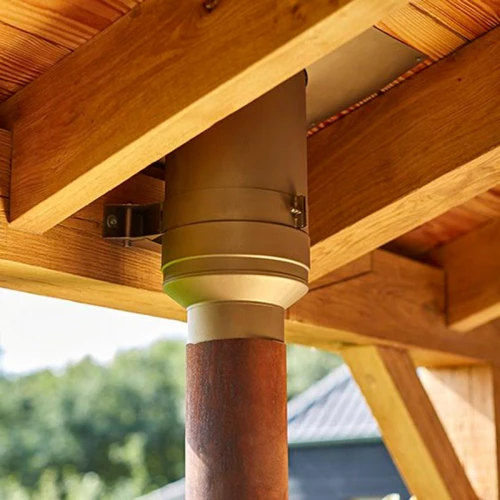 Quaruba L Corten Steel Garden Fireplace 11 Quaruba L Corten Steel Garden Fireplace - Image 9