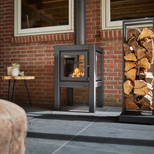 Quaruba L Corten Steel Garden Fireplace 4 Quaruba L Corten Steel Garden Fireplace - Image 2