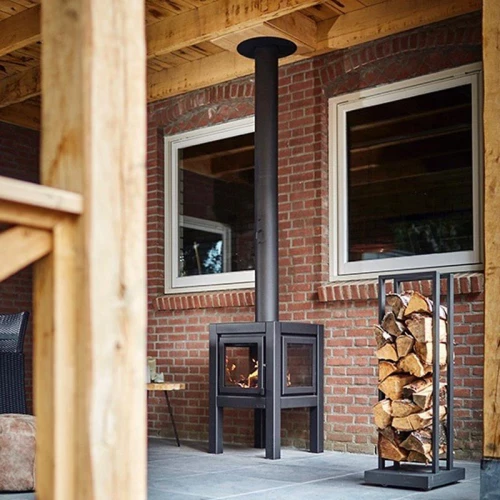 Quaruba L Corten Steel Garden Fireplace 3 Quaruba L Corten Steel Garden Fireplace