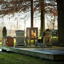 Quaruba XXL Garden Fireplace -Dimplex Shop quaruba xxl corten steel