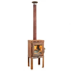 Piquia Corten Steel Garden Fireplace