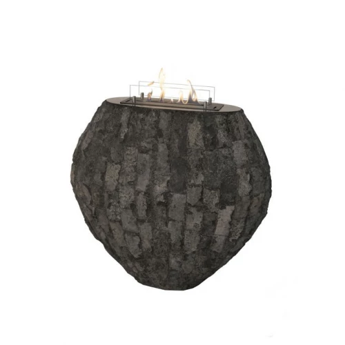 Shigo White Fossil Stone Free-standing Bio Fire 6 Shigo White Fossil Stone Free-standing Bio Fire - Image 4