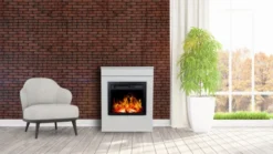 Somerset Kamin Electric Fireplace -Dimplex Shop somerset elpejs til gulv 34524