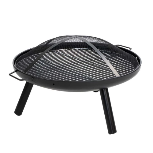 Dubai Fire Pit With Grill Grate And Mesh Lid 4 Dubai Fire Pit With Grill Grate And Mesh Lid - Image 2