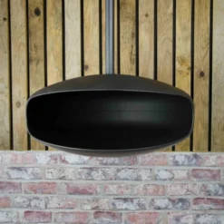 Black UFO-50 Ceiling-mounted Bio Fireplace -Dimplex Shop sort lofthaengt biopejs