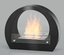 Round Bio Fireplace - Black 10 Round Bio Fireplace - Black -Dimplex Shop sort gulv biopejs oval 21162