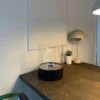 Southwark Black - Round Tabletop Bioethanol Fire -Dimplex Shop southwark sort biopejs paa spisebord