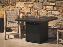 Square Table - Outdoor Gas Fireplace -Dimplex Shop square table mykonos1 46399