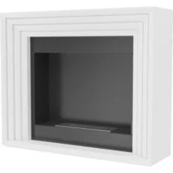 Crook Freestanding Bio Fireplace -Dimplex Shop staaende kamin til ethanol i hvid 28742
