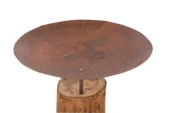 Corten Steel Firepit On A Wooden Base -Dimplex Shop stal balfad