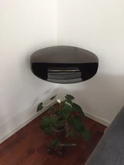 Hein & Haugaard Wall-mounted -Dimplex Shop steel wall fireplace corner 31850