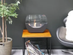 Cradle Table Bio Fireplace - Black -Dimplex Shop table bio fire black