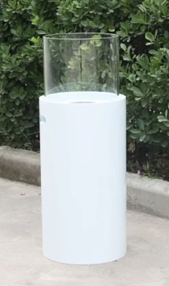 Outdoor Freestanding Fireplace For Bioethanol -Dimplex Shop udendoers biopejs i hvid 29706