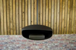 Black UFO-60 Ceiling-mounted Bio Fireplace 12 Black UFO-60 Ceiling-mounted Bio Fireplace -Dimplex Shop ufo1largeinblack2 28195
