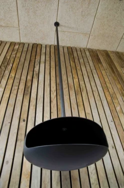 Black UFO-50 Ceiling-mounted Bio Fireplace -Dimplex Shop ufo2smallinblack1 28217