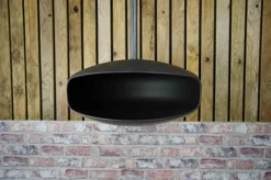 Black UFO-50 Ceiling-mounted Bio Fireplace -Dimplex Shop ufo2smallinblack4 28220
