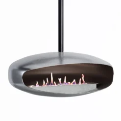 UFO-80 Mega Steel - Ceiling-mounted Fireplace -Dimplex Shop ufo80 steel flame1 51036
